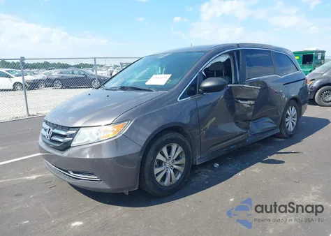 2016 Honda Odyssey Se from USA, damaged, VIN 5FNRL5H37GB120609